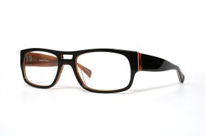 Blohm schwarz weiss marille orange